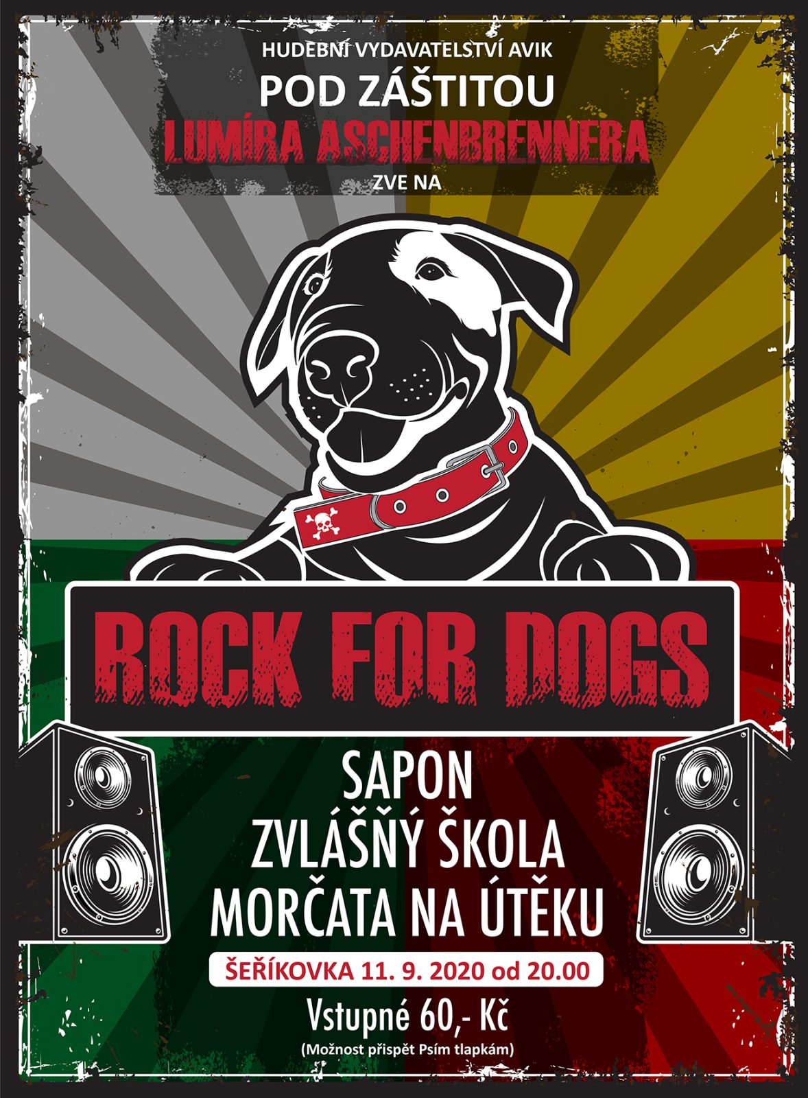 Koncert ROCK FOR DOGS – zrušeno