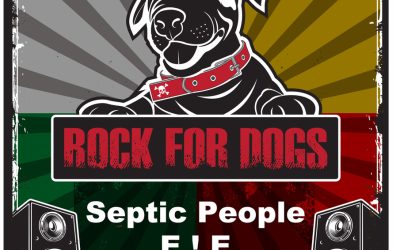 PÁ, 9. 9. V 20:00 – ROCK FOR DOGS – SEPTIC PEOPLE / E!E / PLEXIS